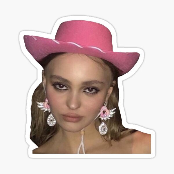 Lily Rose Depp Stickers Redbubble Tiaras, swords and one very sad looking cat included. redbubble