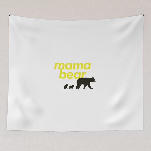 Item preview, mama bear leading the pack designed and sold by allgoldcreative.
