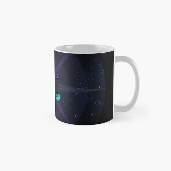 Stars with Colored Universal Principles of Alchemy Symbols Classic Mug