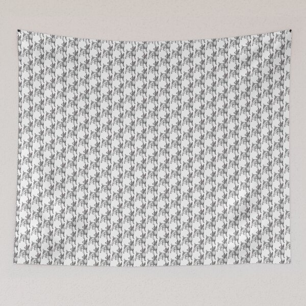 Item preview, Dog - Rat Terrier - Pearl and White designed and sold by Jennifer Stolzer.