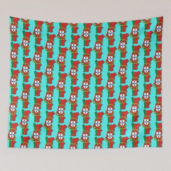Item preview, Portugal Map With Portuguese Flag designed and sold by Havocgirl.