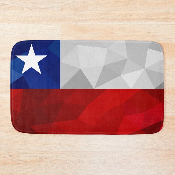 Item preview, Low Poly Chile Flag - Geometric National Symbol Design designed and sold by OrangePoly.