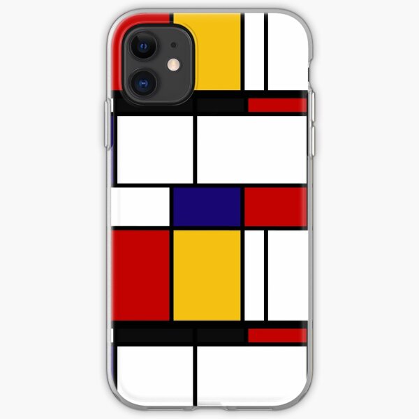 Mondrian 2 Iphone Case By Masonart Redbubble