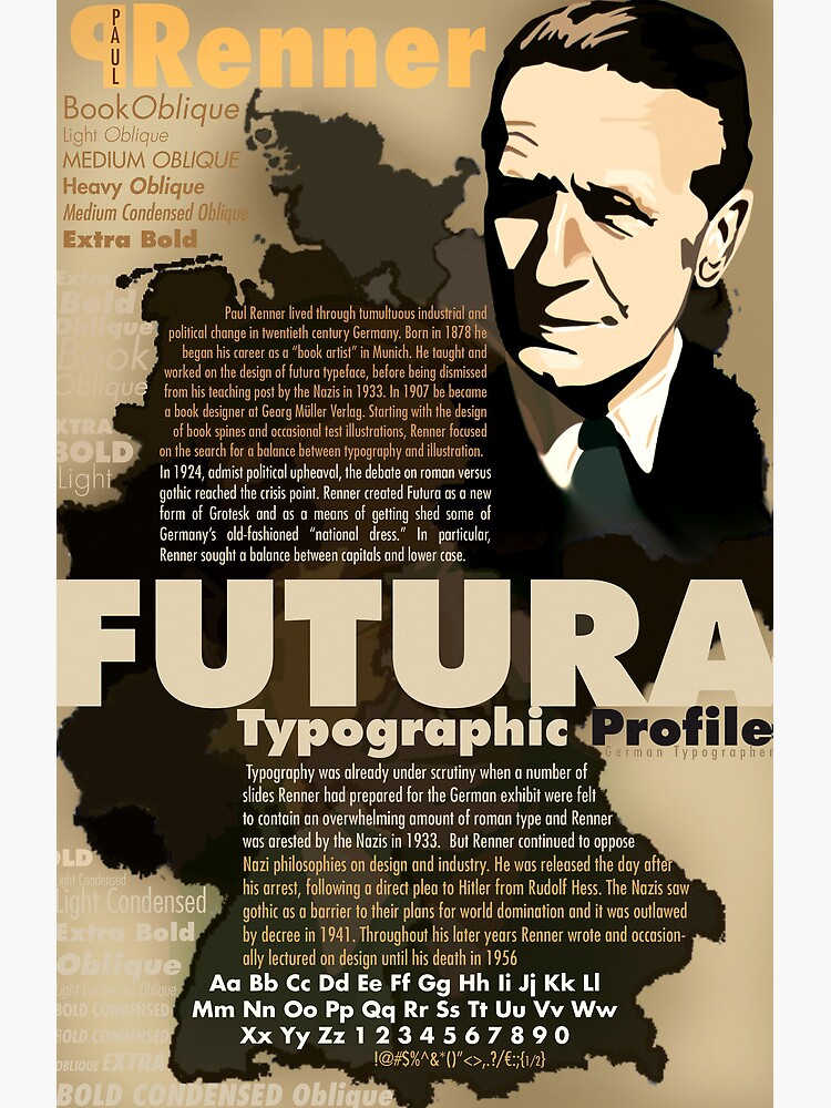 Paul Renner Futura Typography