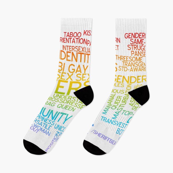 Item preview, LGBT words cloud designed and sold by SheriffBear.