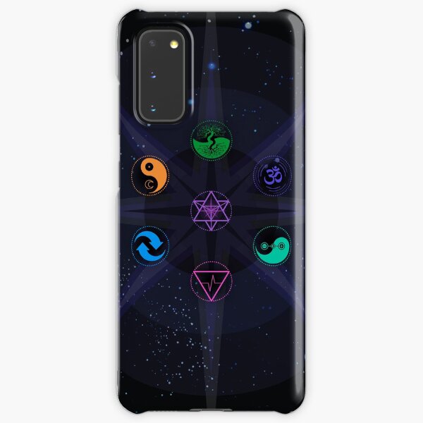 Stars with Colored Universal Principles of Alchemy Symbols Samsung Galaxy Snap Case