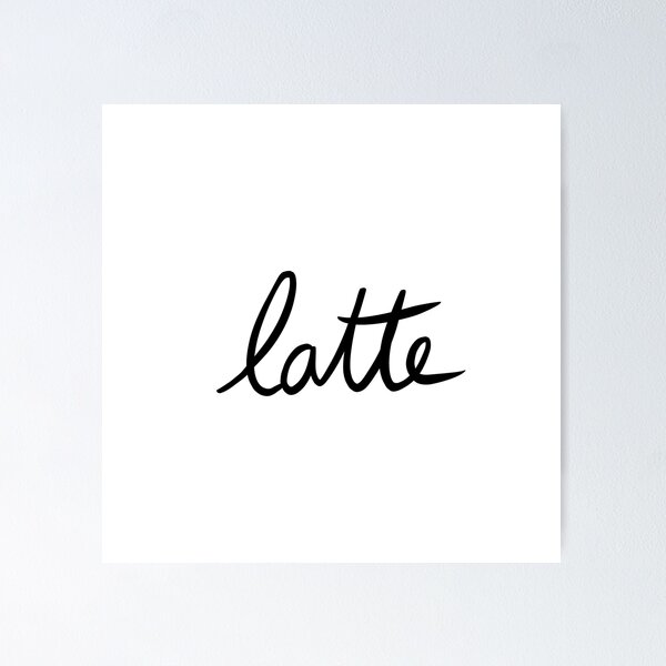 Item preview, Latte / Cute Coffee Dates designed and sold by Nathalie Aynié.