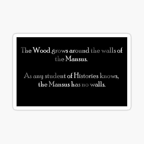 Item preview, The Wood grows around the walls of the Mansus designed and sold by Miomiya.