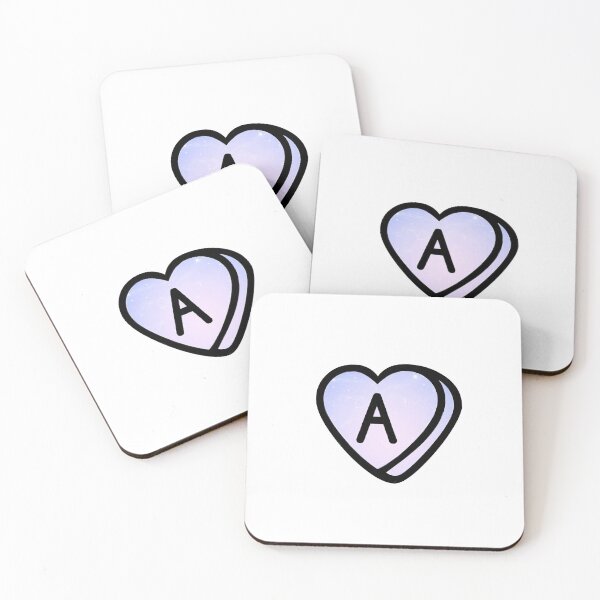 Item preview, cotton candy purple sunset a letter sticker designed and sold by th3a.