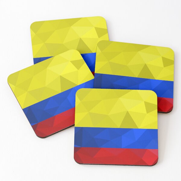Item preview, Low Poly Colombia Flag - Geometric National Symbol Design designed and sold by OrangePoly.