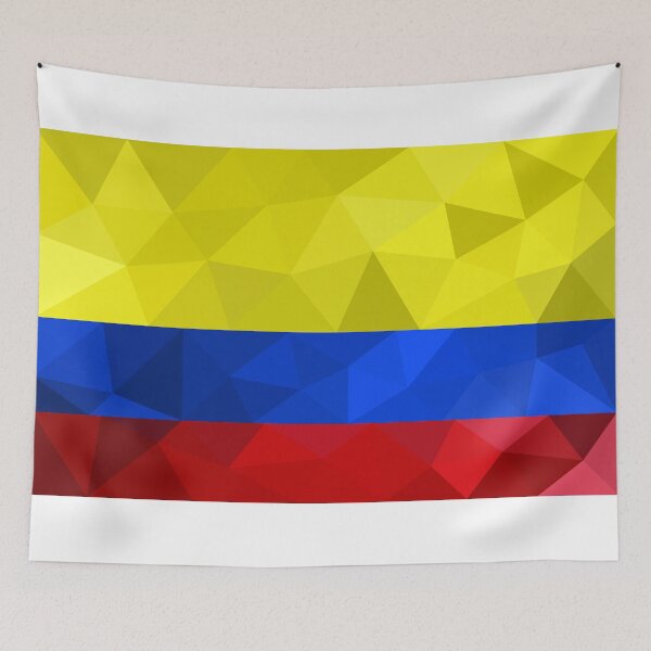 Item preview, Low Poly Colombia Flag - Geometric National Symbol Design designed and sold by OrangePoly.