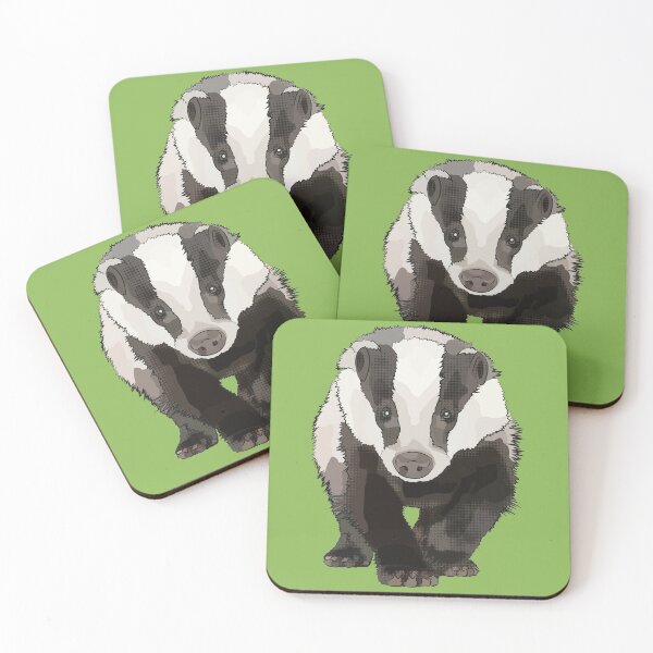 Item preview, Green Badger by www.BeeFoxTree.com designed and sold by BeeFoxTree.