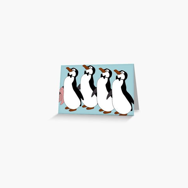 Aperçu de l'œuvre Jolly Penguins créée et vendue par MouseandMain.