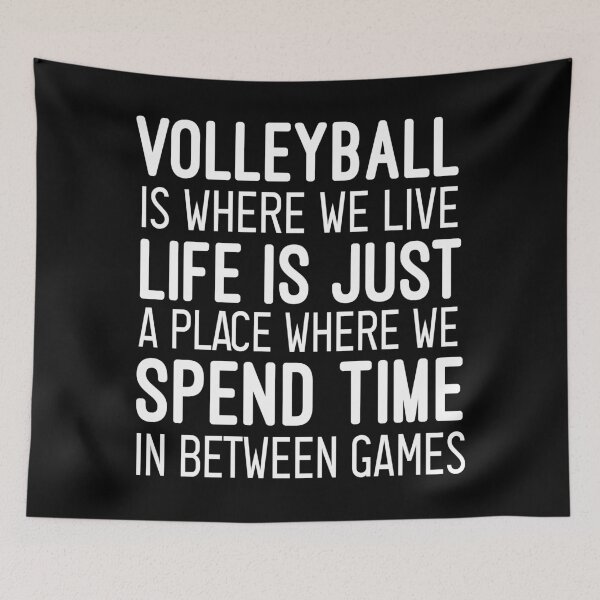 Item preview, Volleyball Is Where We Live: funny volleyball for men and women designed and sold by Chamssou.