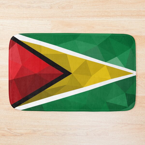 Item preview, Low Poly Guyana Flag - Geometric National Pride Design designed and sold by OrangePoly.