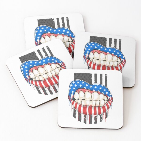 Item preview, American Lips designed and sold by Bigfoot T-Shirt Co..