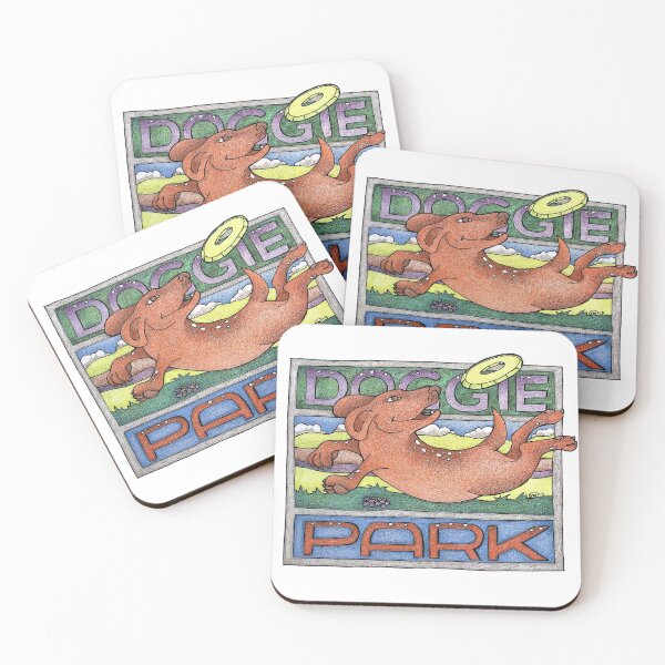 Item preview, Doggie Park designed and sold by veesfinedesign.