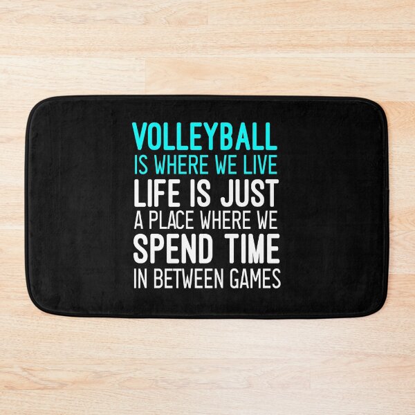 Item preview, Volleyball Is Where We Live: funny volleyball for men and women designed and sold by Chamssou.