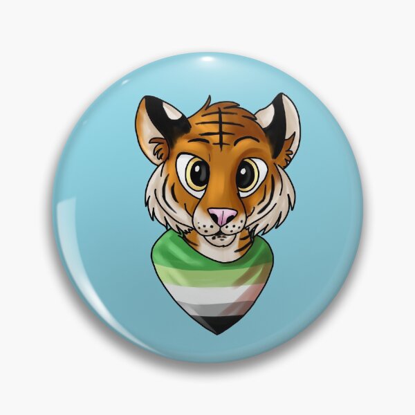 Item preview, Pride Tiger - Aromantic designed and sold by TookFluff.