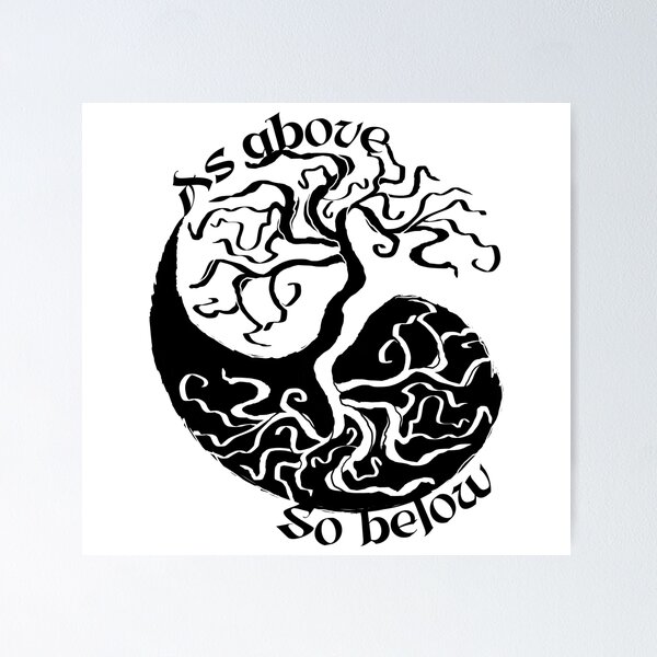 Item preview,  árbol de la vida en ying yang designed and sold by WiccaStore.
