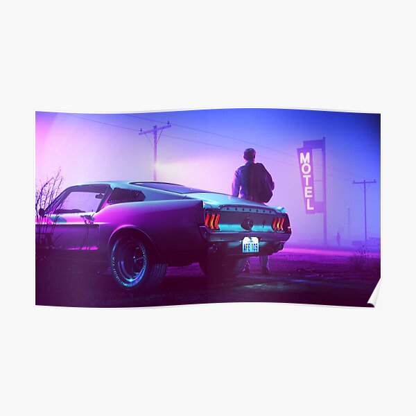 1967 Mustang Fastback Poster