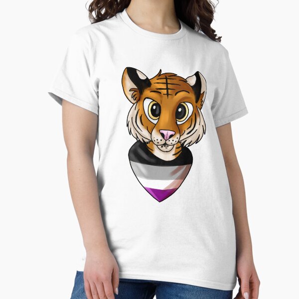Item preview, Pride Tiger - Asexual designed and sold by TookFluff.
