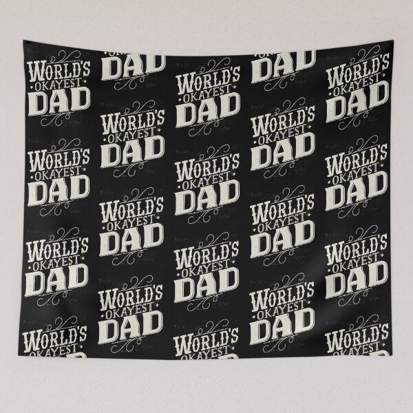 Item preview, World's Okayest Dad designed and sold by BadJokesClub.