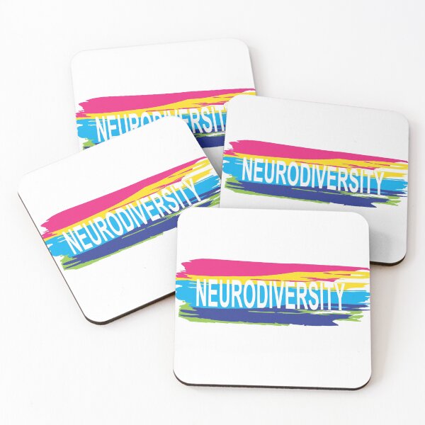Item preview, Neurodiversity brush strokes bold designed and sold by AutismHero.