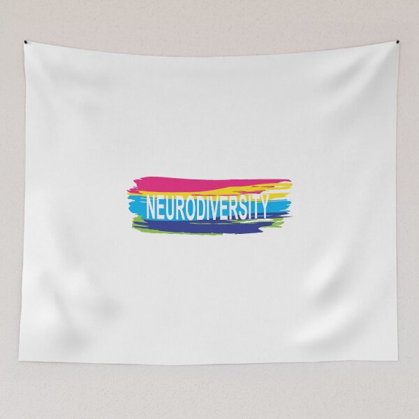 Item preview, Neurodiversity brush strokes bold designed and sold by AutismHero.