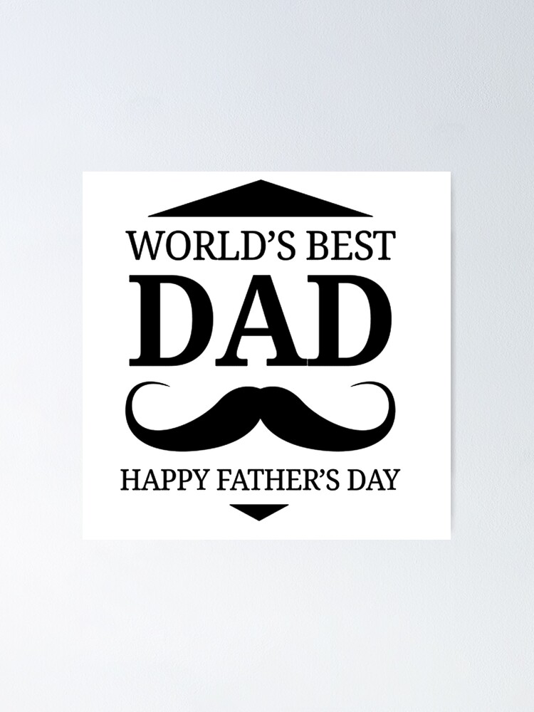 Happy Father Day Png Art Poster By Drhardiksoni Redbubble