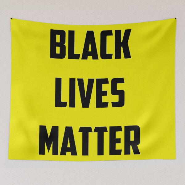 Item preview, Black Lives Matter (Black Writing) designed and sold by DafyddEm.