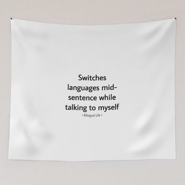 Item preview, Switching languages — bilingual life  designed and sold by Tcktraveler.