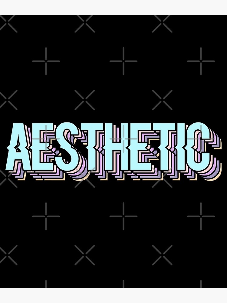 "Vaporwave Aesthetic Pastel Goth Synthwave Retrowave" Poster by