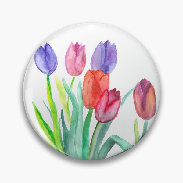 Item preview, Watercolor Tulips designed and sold by mynameisliana.