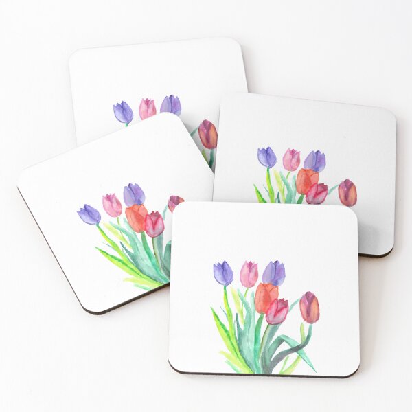 Item preview, Watercolor Tulips designed and sold by mynameisliana.