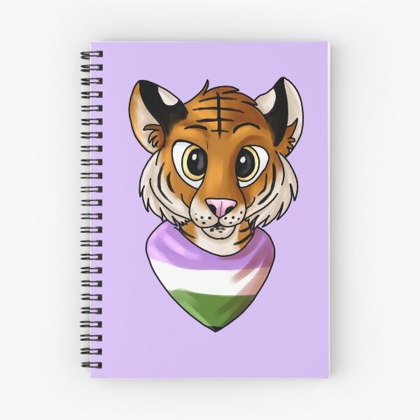 Item preview, Pride Tiger - Genderqueer designed and sold by TookFluff.