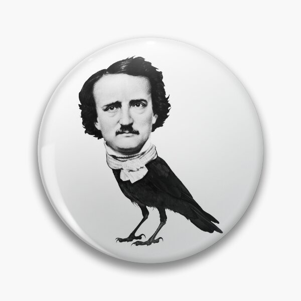 Item preview, Raven Poe designed and sold by cosasliterarias.