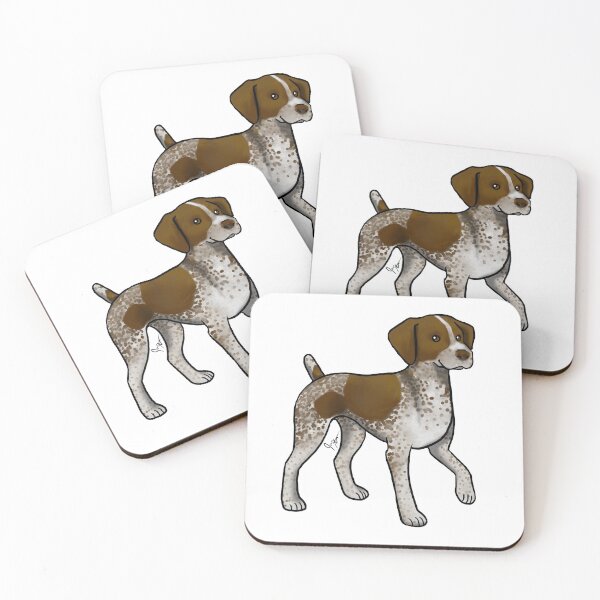 Item preview, Dog - German Shorthaired Pointer - Liver and White Ticked Patched designed and sold by Jennifer Stolzer.