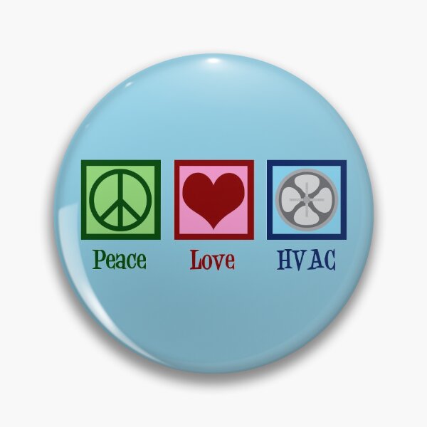 Item preview, Peace Love HVAC designed and sold by Epic Love Designs.