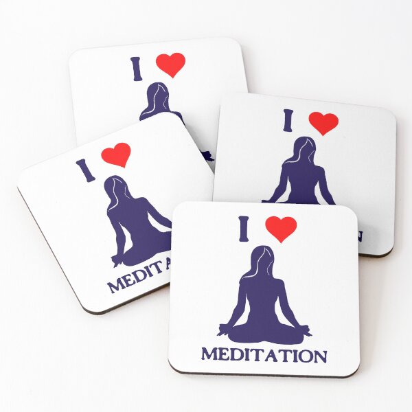 Item preview, I Love Meditation designed and sold by CatArtStore.
