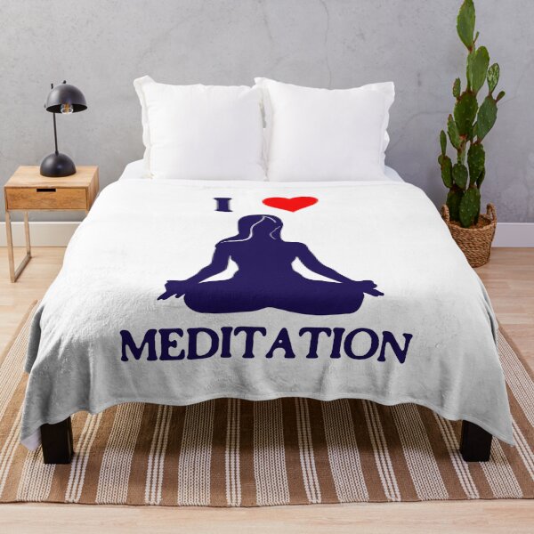 Item preview, I Love Meditation designed and sold by CatArtStore.