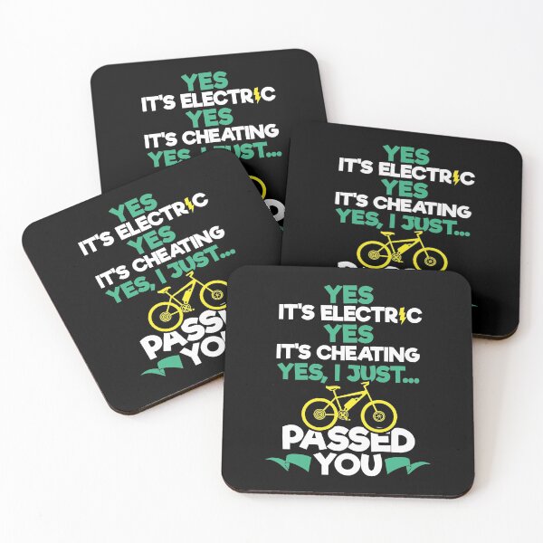 Item preview, Yes It's Electric - E-Bike Mountain Bike T-Shirt designed and sold by biNutz.