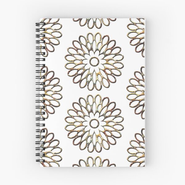 Aperçu de l'œuvre motif de mandala doré créée et vendue par FONESAY.