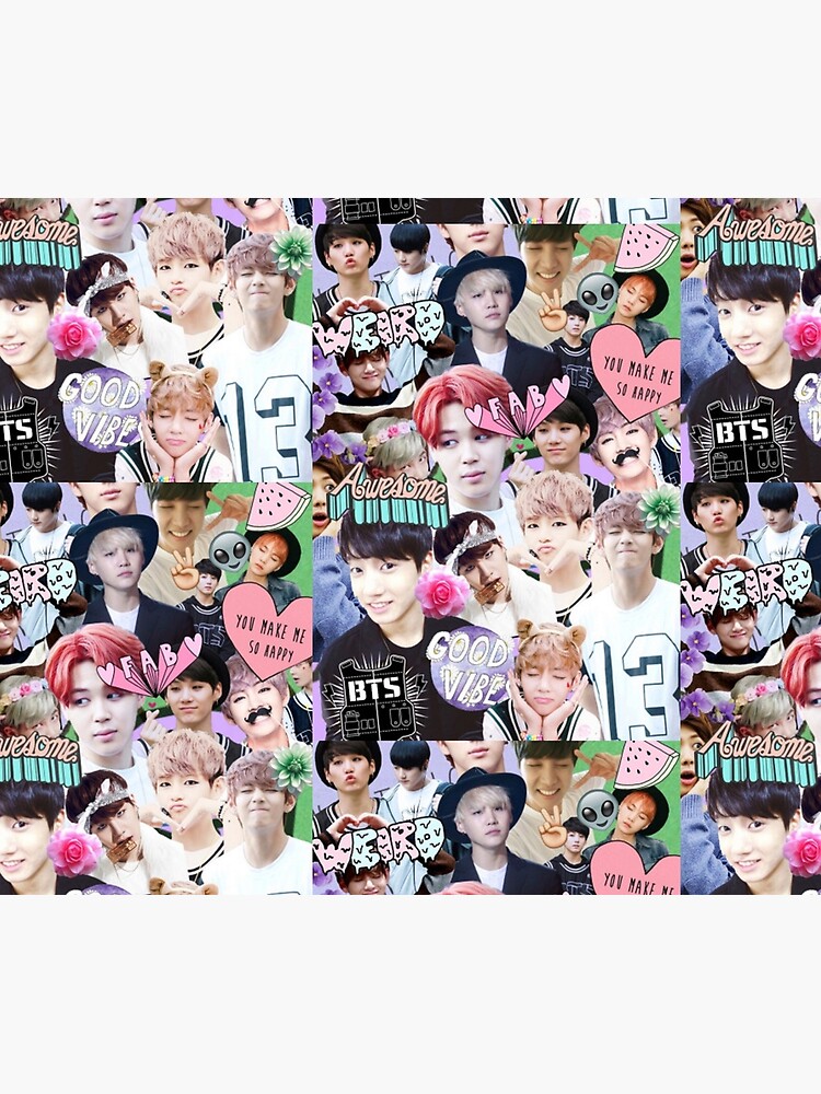 "kpop collage" Throw Blanket for Sale by animu | Redbubble