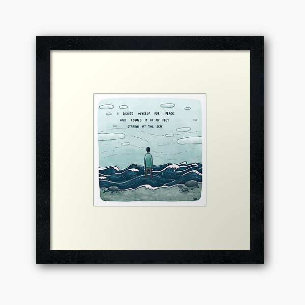 A dream of you and Me Framed Art Print