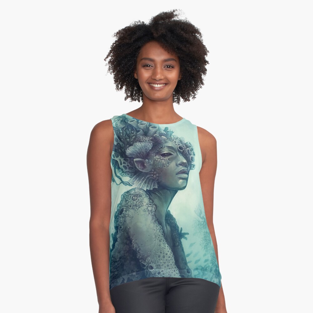 Item preview, Sleeveless Top designed and sold by strijkdesign.