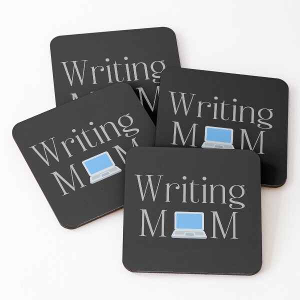 Item preview, Writing Mom t-shirt (with computer) designed and sold by aboutthetshirt.