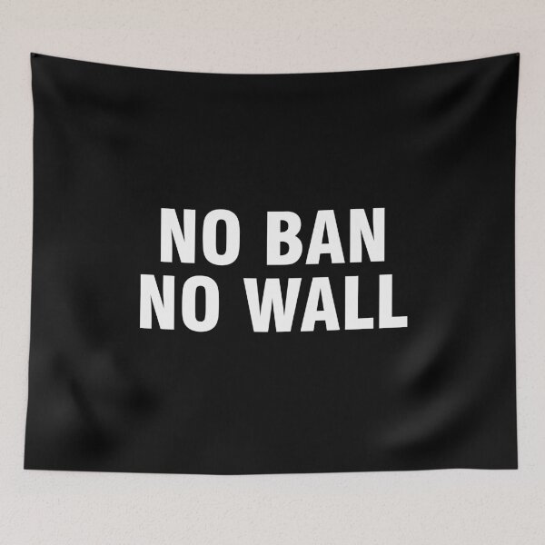 Item preview, No Ban No Wall designed and sold by allthetees.