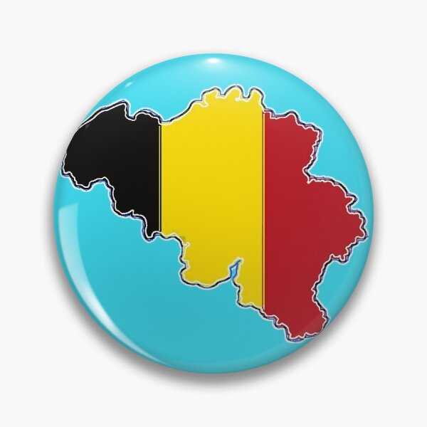 Item preview, Belgium Map With Belgian Flag designed and sold by Havocgirl.