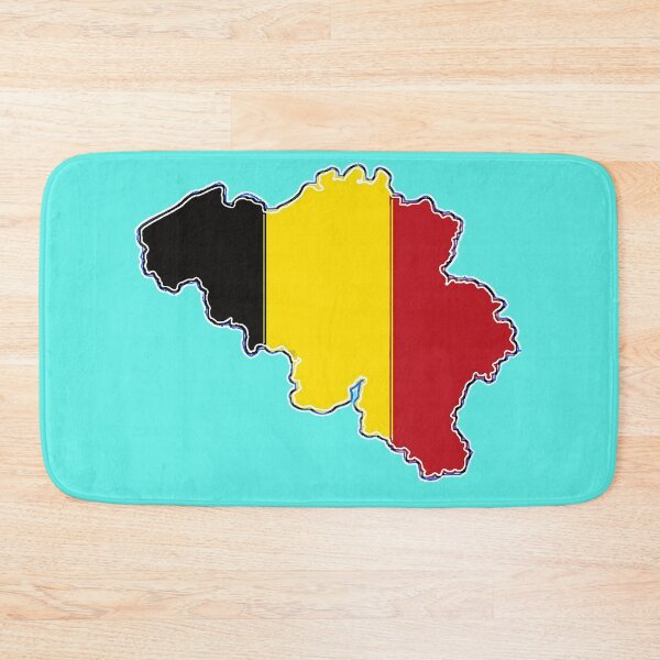 Item preview, Belgium Map With Belgian Flag designed and sold by Havocgirl.